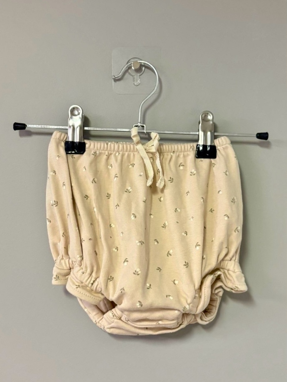 Jamie Kay Cream Floral Diaper Cover